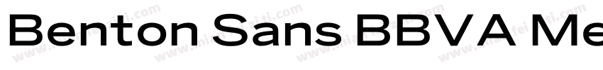 Benton Sans BBVA Medium字体转换